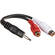 Comprehensive Mini Male Stereo to 2 RCA Female Y-Cable