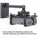 Bretford LCD Wall Projector Mount, Model TPMA3-BK