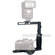 Stratos 835 Bracket with 8" Post (Black)