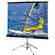 Draper Diplomat Portable Tripod Projection Screen - 60 x 80" - Glass Beaded