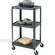 Advance 2 Shelf TV Cart, Black - 18x24x42"