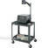 Advance 2 Shelf TV Cart, Black - 18x24x26"