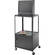 Advance A-V Cart, Cabinet- Black 25x30x54"