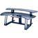 Winsted E4687 94" Wide Digital Desk with Riser and Keyboard Shelf (Black)
