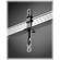 Da-Lite - T-Bar Scissor Clips (Pair) (Black)