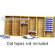 Datrax / Bryco DR-60 Solid Oak Finish Holds 60 DAT Tapes