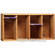 Datrax / Bryco CD-60 Wall Mounting Rack - Holds 60 CDs - Natural Oak
