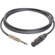 Hosa Technology 1/4" Male to 3-Pin XLR Female Hi-Z Microphone Cable - 25'