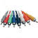 Hosa Technology RCA to RCA Patchbay Cable Set (8-Pack) - 1'