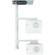 Chief Ceiling Plate for LCD Projector Stacking System LCDCP