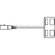 PAG 9520 Charge Adaptor, 4-Pin XLR (Female) Connector to PAGlok Connector