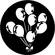 Rosco Steel Gobo #7303 - Balloons - Size B