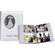 Pioneer Photo Albums Oval Framed Wedding Album - 4x6" - White Moire Fabric Cover