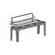 Arkay Galvanized Steel Leg Stand for 84