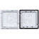 Gepe 40 x 40mm Single-Sided Anti-Newton Glass Slide Mounts - 1000 Pack
