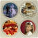Albums-X MS810P  Milano Mat 8x10" - for Four 5x5" Print(s) (Circle)  (Pearl)
