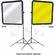 Lastolite Silver/Gold Fabric for Skylite Frame/Panel Reflector - 42x42"