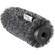 Rycote Softie de 12cm com Orif�cio M�dio Montado em C�mera 