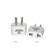 Franzus NW2C Adapter Plug - 2-Prong USA Devices Within Australia