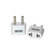 Franzus NW4C Adapter Plug - 2-Prong USA Devices w/ 2-Prong Great Britain Power