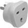 Franzus NW7C Adapter Plug - 3-Prong UK Devices With USA's 2-Prong Power