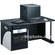 Winsted E4725 Single Rack Cabinet Desk w/Inlays