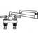 Arkay K-200D-J Hot & Cold Double Joint Swing Deck-Mount Faucet
