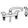 Arkay K200-DS Hot & Cold Swing Deck-Mount Faucet with Spray