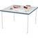 Bretford 36 x 30" Quattro Work & Utility Table - Grey w/ Topaz