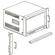 FEC RKMH17 Rack Ears for JVC TM-H1700 and TM-H1750 Monitors