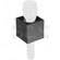 GB Mic Flag Square Microphone Flag - 2.5" - Black