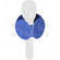 GB Mic Flag Round Microphone Flag - 2.5" - Blue