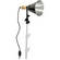 Impact Flood Light Reflector with Socket, Cord - 5"  (120VAC)