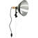 Impact Floodlight Reflector with Socket, Cord -10"