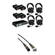 Porta-Com COM40FCC - 4 Headset Wired Intercom with Cables