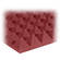 Auralex 2" Studiofoam Pyramid-24 (Burgundy) - 12 Pieces