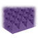 Auralex 2" Studiofoam Pyramid-24 (Purple) - 12 Pieces