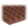 Auralex 2" Studiofoam Pyramid-24 (Brown) - 12 Pieces