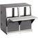 Winsted 2-Bay Low-Profile (11U) Slope Console, Model J8221