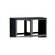 Winsted 2-Bay Top Module for System/85 Series (Black)