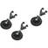 Cartoni P865 Pivoting Foot Pads (Set of 3)
