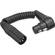 Remote Audio Cabo Espiralado de �ngulo Reto de XLR para XLR de 18 polegadas (45,72cm)