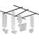 Manfrotto by Bogen Imaging Pro Studio Rail System 54 Kit for 4 or More Lights