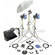 Lowel GO All Pro Three Light Kit, Hard Case (120-240VAC/12-30VDC)