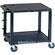H. Wilson WT26E Tuffy Open Shelf A/V Cart - 26 x 18 x 18" (Black)