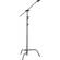 Avenger A225SCBK Black Turtle Base Century C  Stand Grip Arm Kit - 8.9'