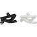 Countryman Microphone Clips (Black & White)