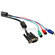 Sharp 3 RCA to 15-pin HD cable - 10 ft