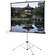 Da-Lite Picture King (Black Carpeted) - 72 x 96" - Square Format - Matte White