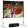 Da-Lite Complete Fast-Fold Portable Front & Rear Screen - 56" x 96" - Dual Vision